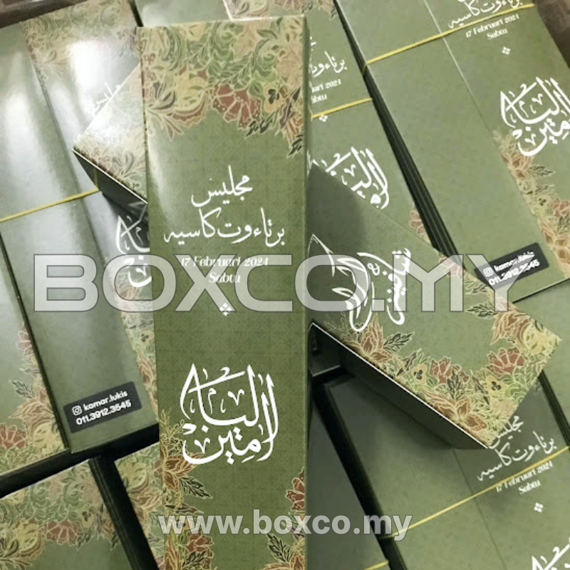 Cetak kotak door gift wedding kahwin premium custom box printing malaysia by BOXCO Malaysia
