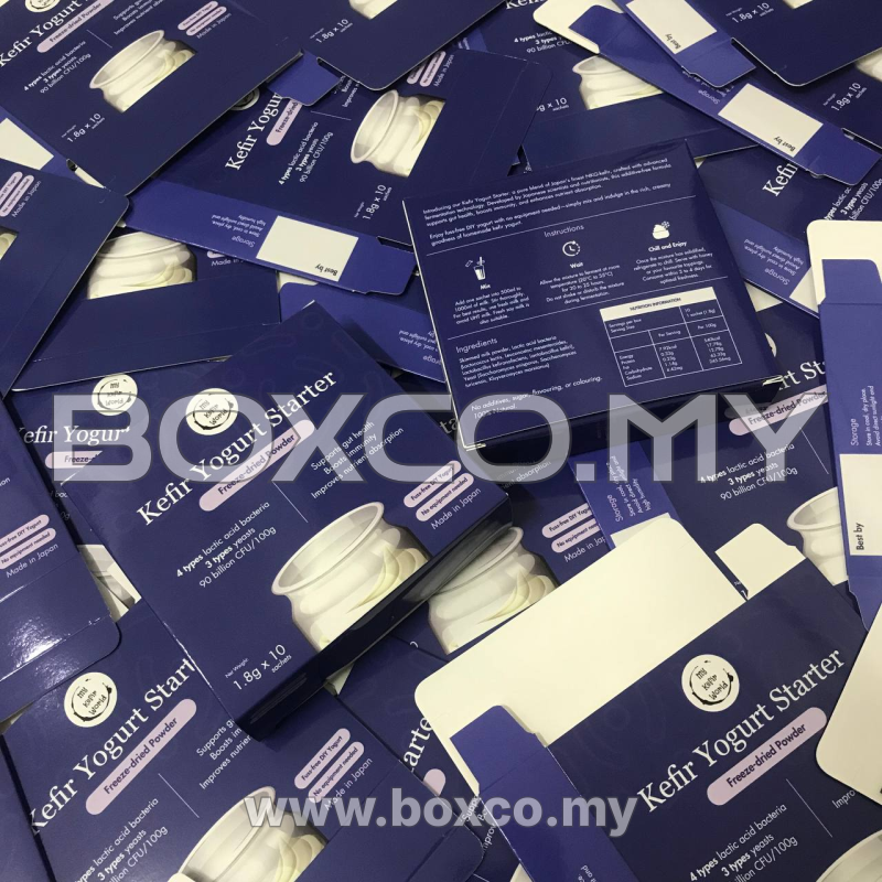 Cetak kotak skincare powder custom box printing malaysia by BOXCO Malaysia