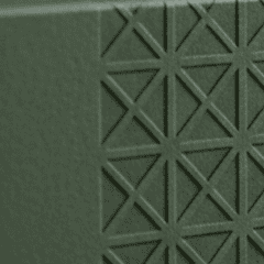 Example of finishing of box printing Debossed / Tenggelam effect