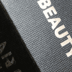 Example of finishing of box printing Texture Pressing effect