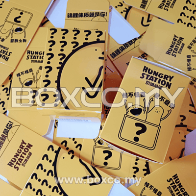 cetak kotak mystery suprise custom box printing malaysia