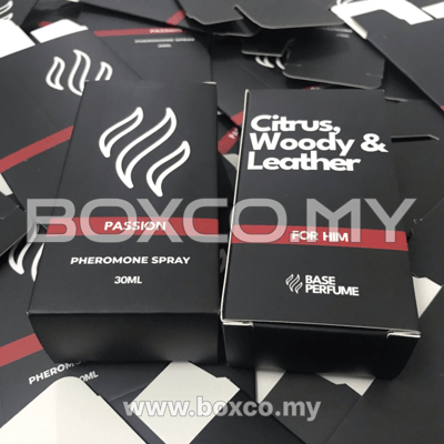Cetak kotak perfume minyak wangi custom box printing malaysia by BOXCO Malaysia