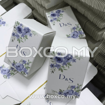 Cetak kotak wedding peanut mini custom box printing malaysia by BOXCO Malaysia