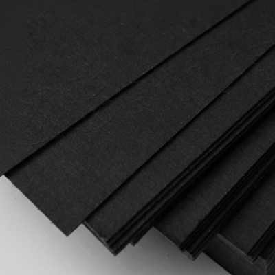 black card paper close up