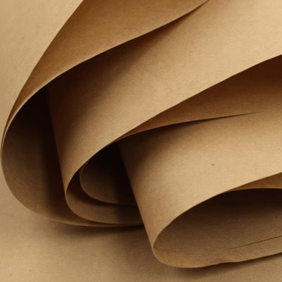 kraft card paper close up